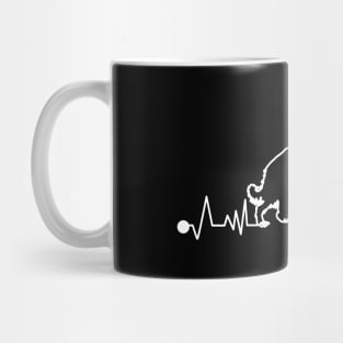 German shepherd heartbeat Mug